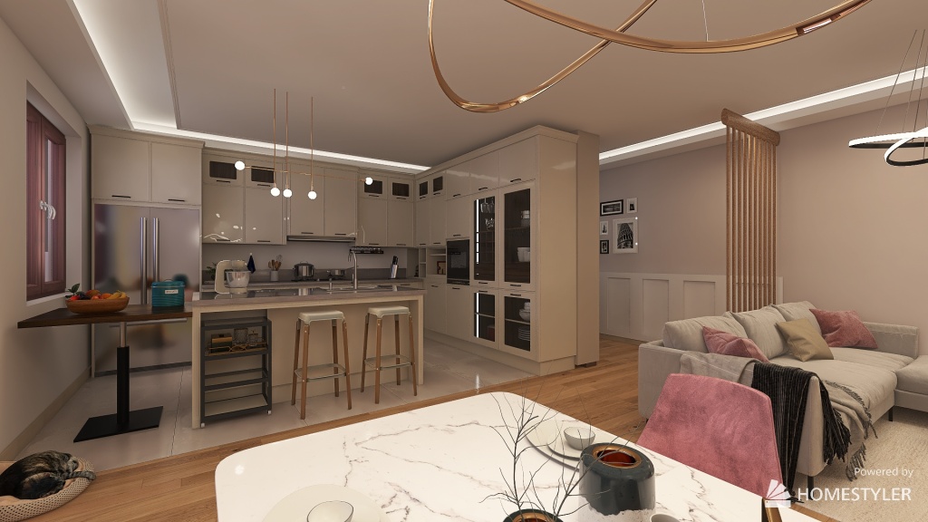 Romantic Home 3d design renderings
