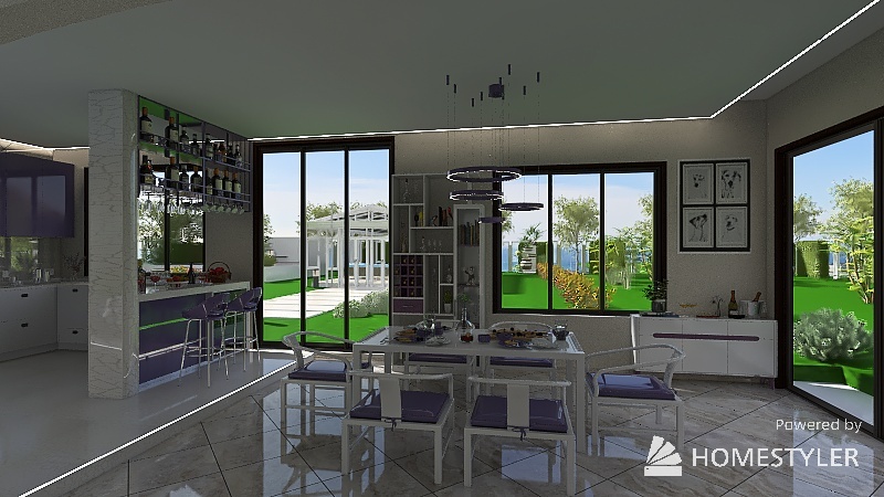 villa acquarius 3d design renderings