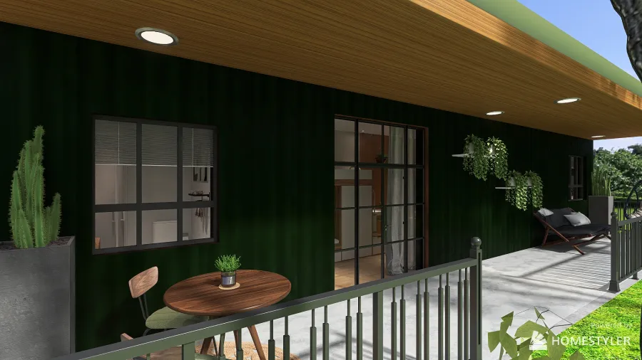 Proyecto  Contenedor- Residencia Estudiantil 3d design renderings