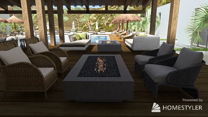Driftwood Resort 3d design renderings