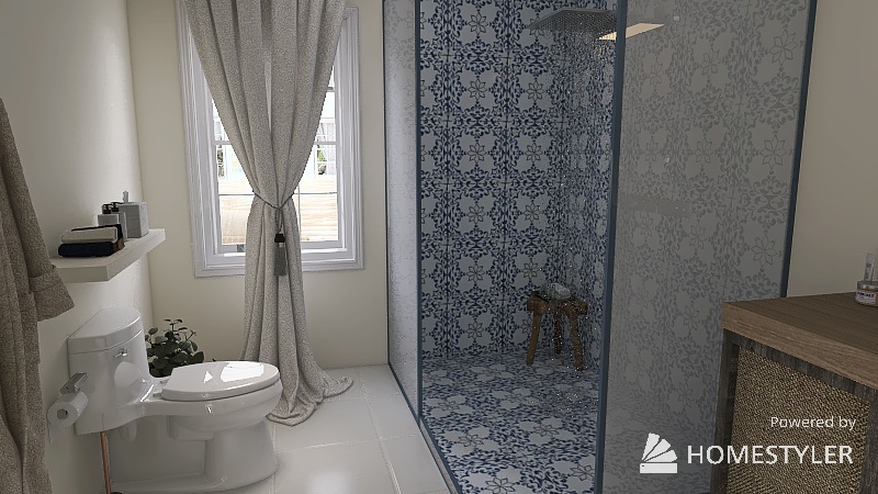 Villa 1 Bathroom 3d design renderings
