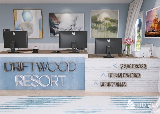 Driftwood Resort Design Rendering