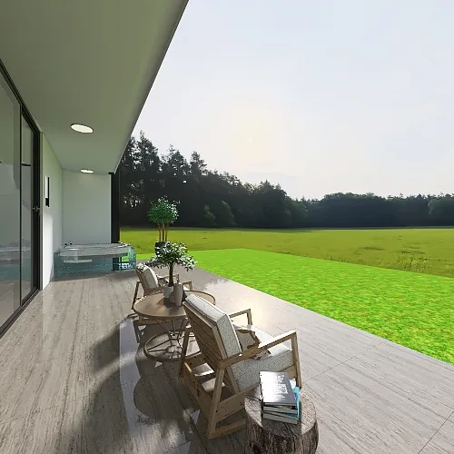 the modern house 3d design renderings