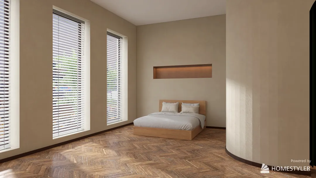 5 Wabi Sabi Empty Room 3d design renderings