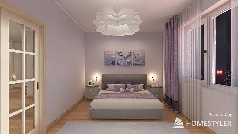 Bedroom 3d design renderings