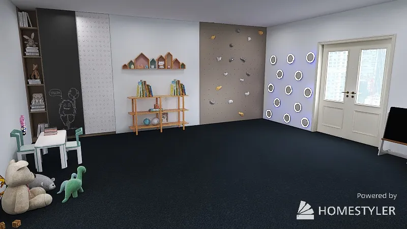 Children's room 3d design renderings