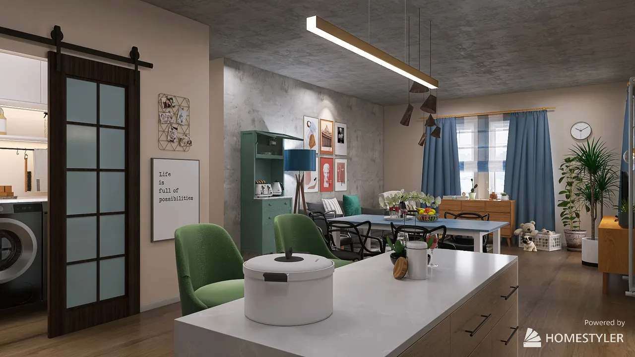 Kitchen 3d design renderings