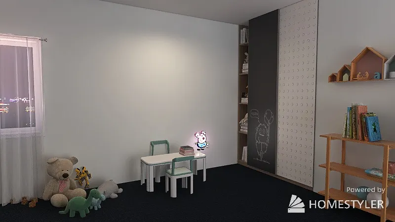 Children's room 3d design renderings