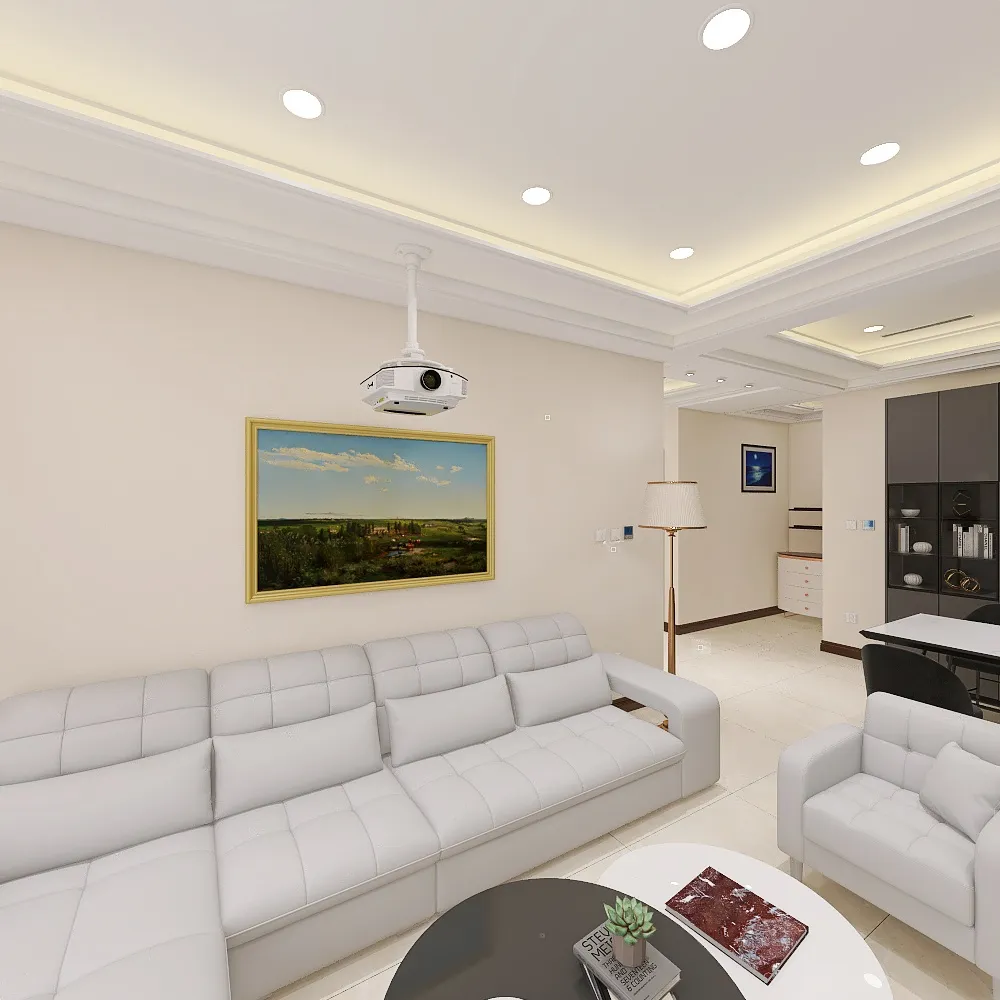 LivingDiningRoom 3d design renderings