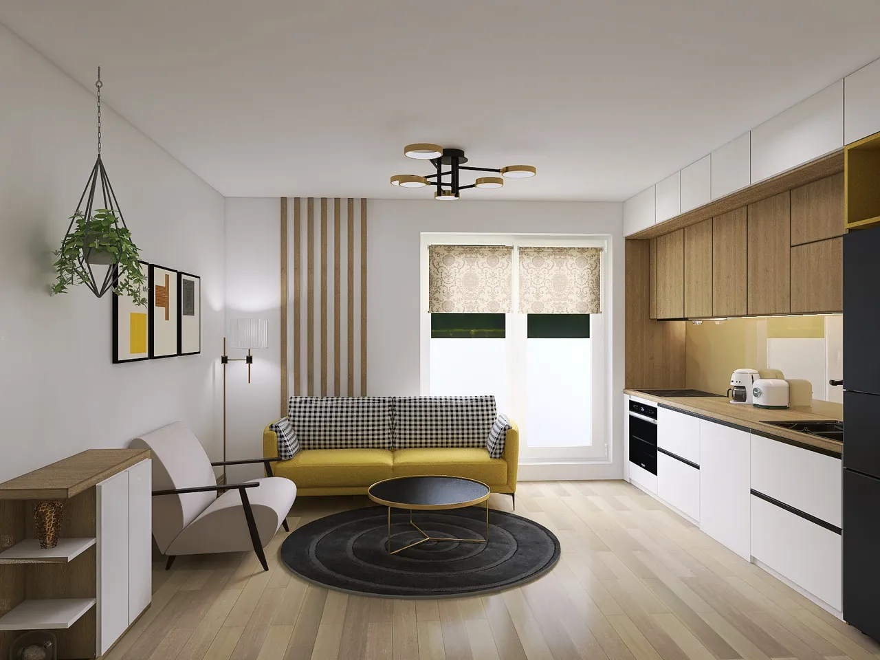 Apartament Chinteni 3d design renderings