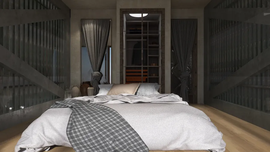 Modern Bedroom2 3d design renderings