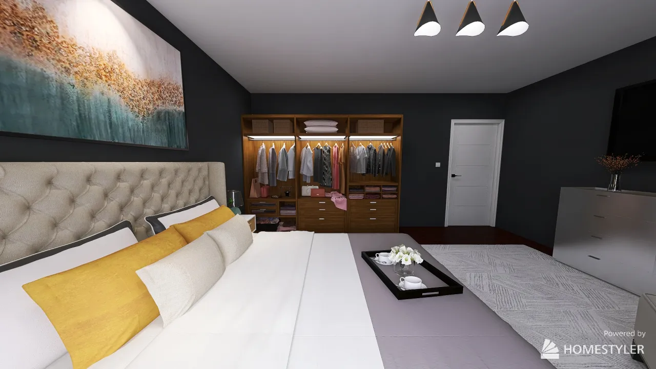 Bedroom 3d design renderings