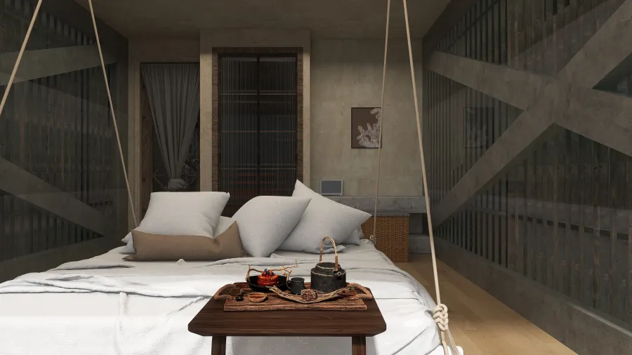 Modern Bedroom1 3d design renderings