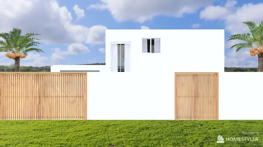 Suburban house 3d design renderings