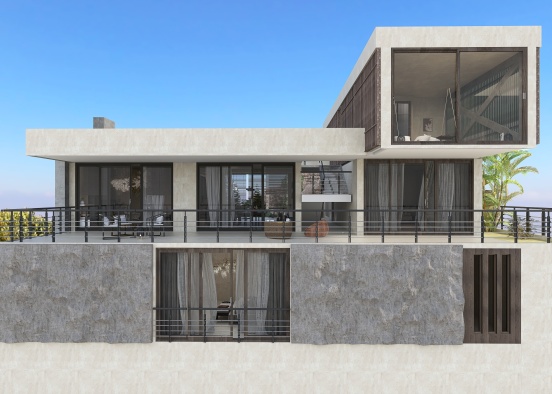 Modern Villa Nido Design Rendering
