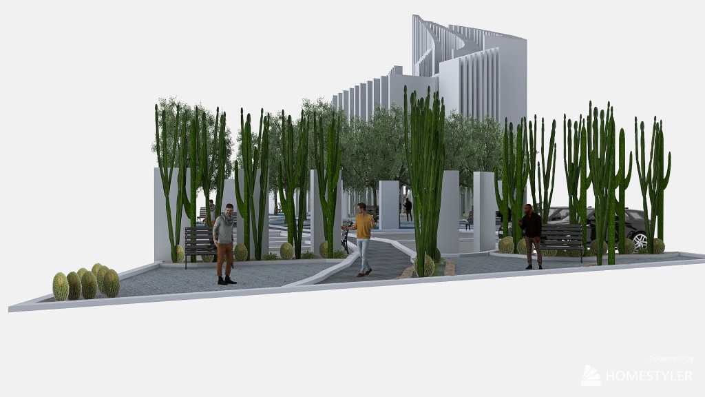 Copy of Parque lineal parte uno 3d design renderings