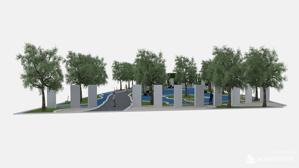 Copy of Copy Parque lineal parte dos 3d design renderings