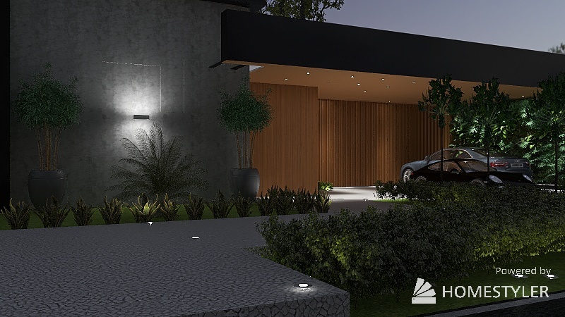 Residência LV 3d design renderings