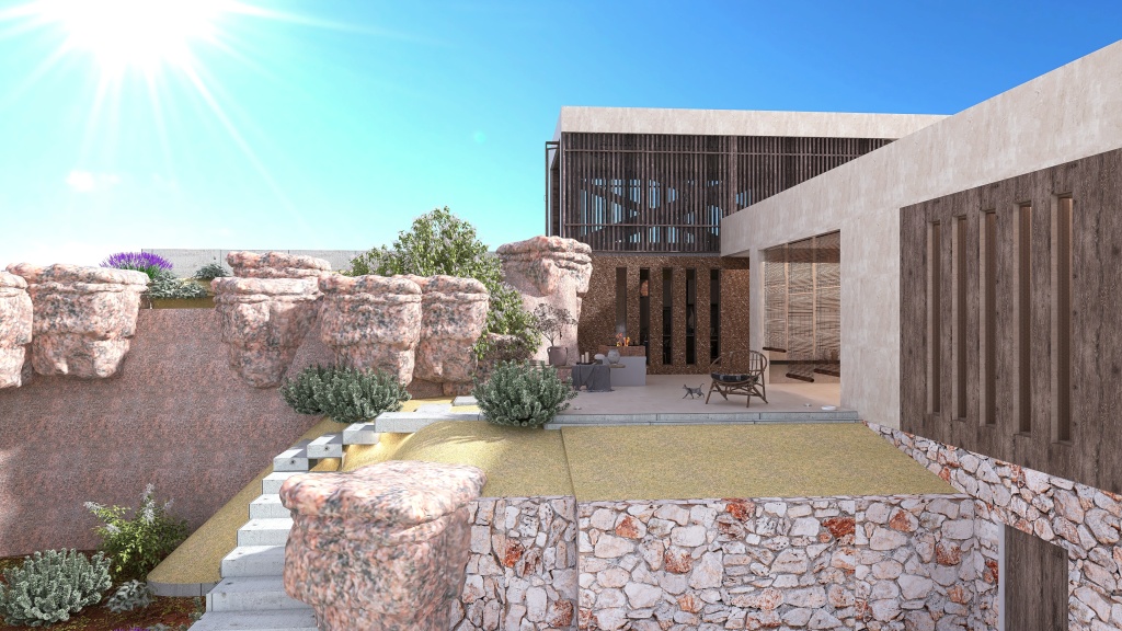 Modern Villa Nido 3d design renderings