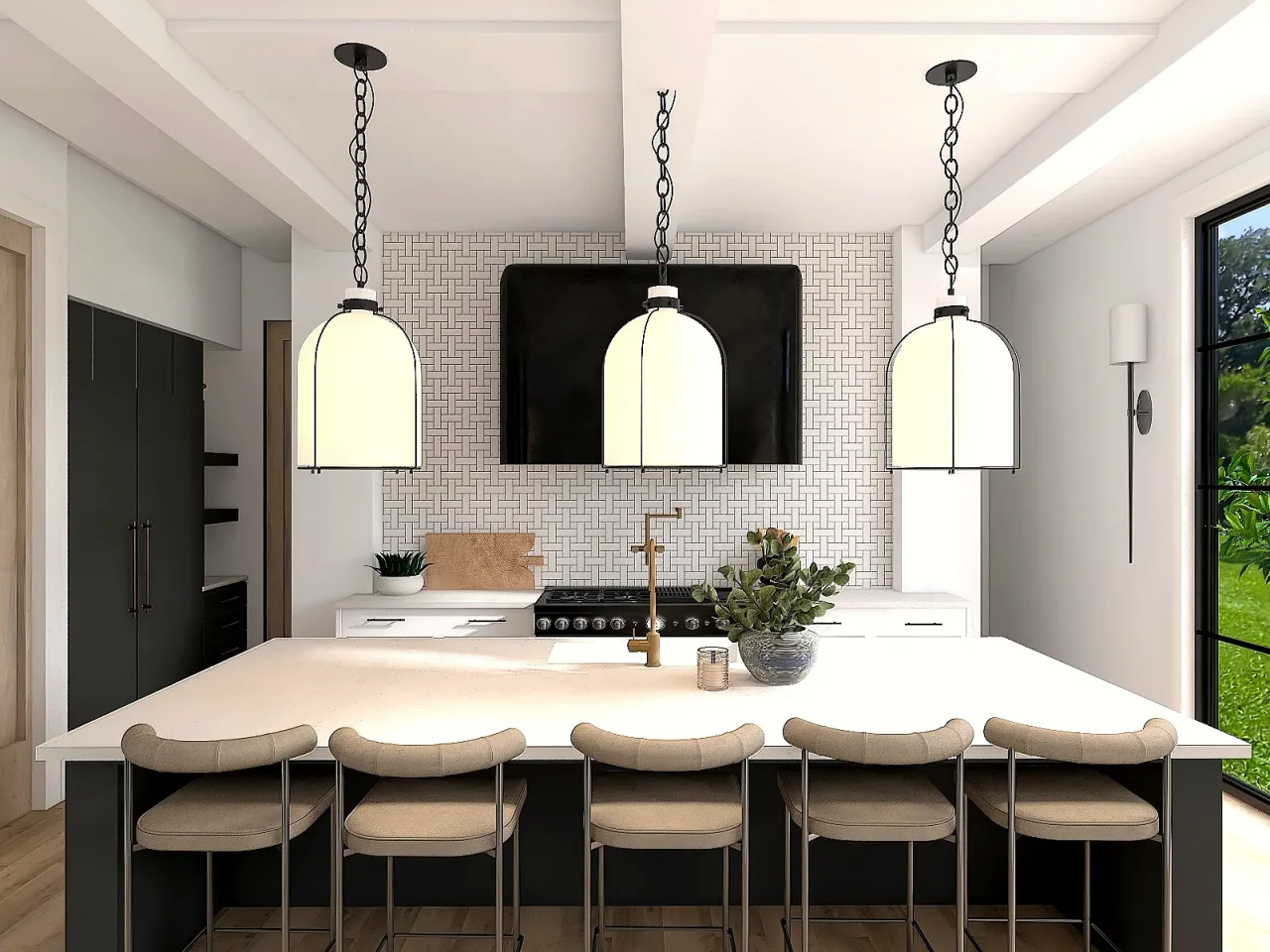 Kitchen 3d design renderings