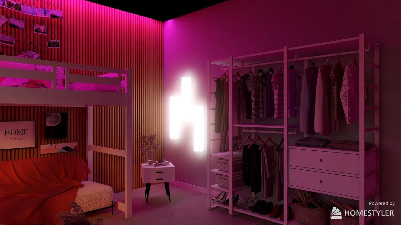 Quarto Adolescente 3d design renderings