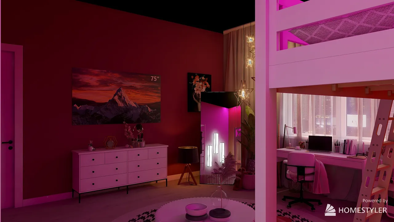 Quarto Adolescente 3d design renderings