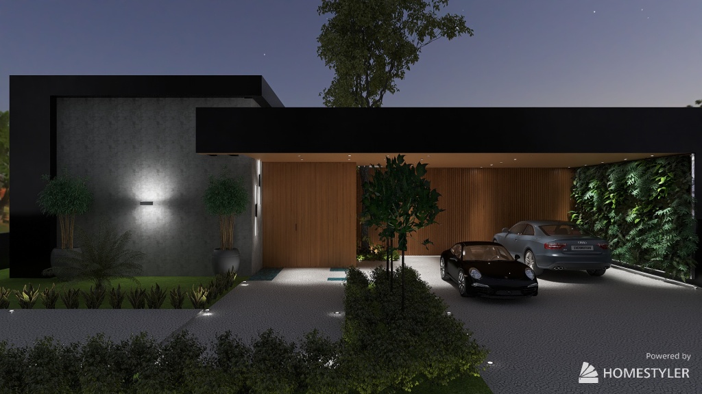 Residência LV 3d design renderings