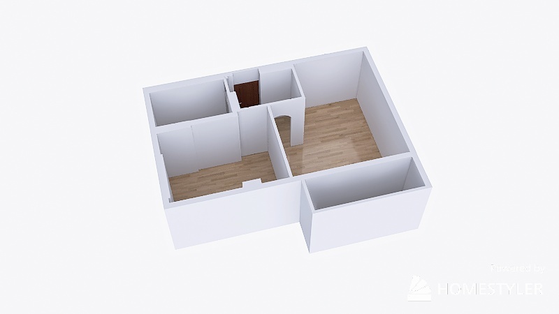 Моя квартира (Вариаент №2) 3d design renderings