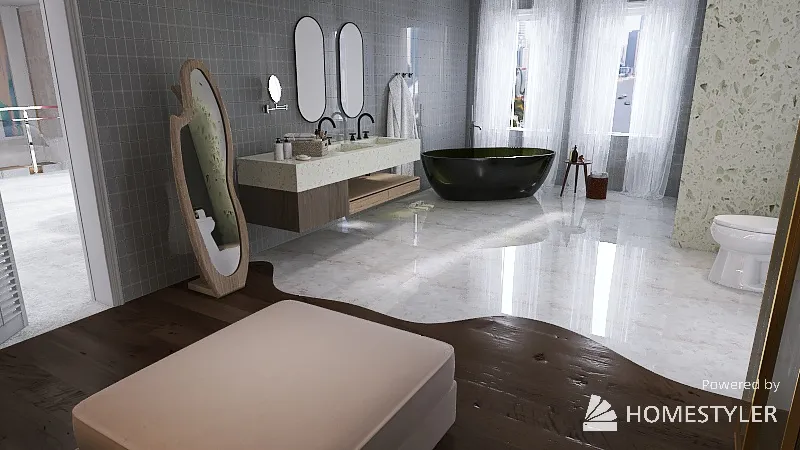 MasterBathroom 3d design renderings