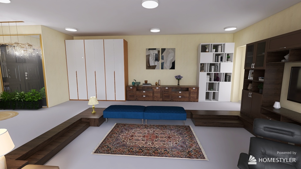 Don Draper's Apartment 3d design renderings