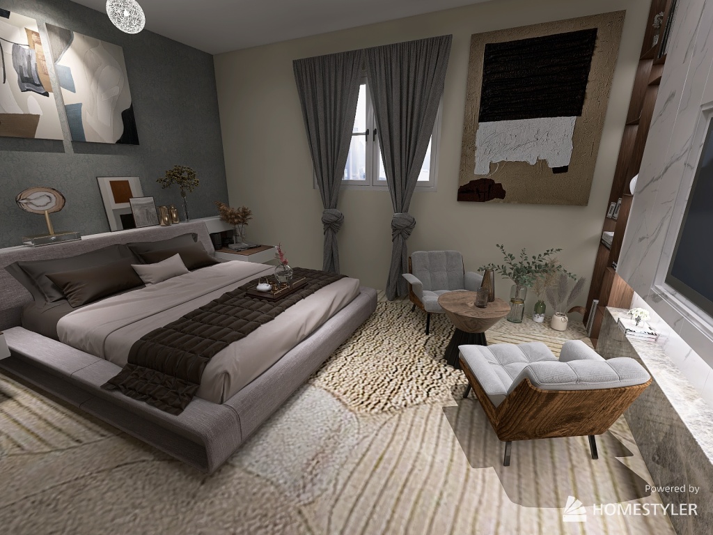 Bedroom Reno 3d design renderings