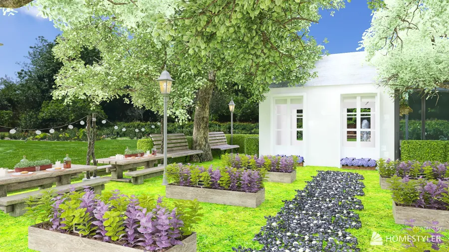 Magic garden #MyDreamGarden 3d design renderings