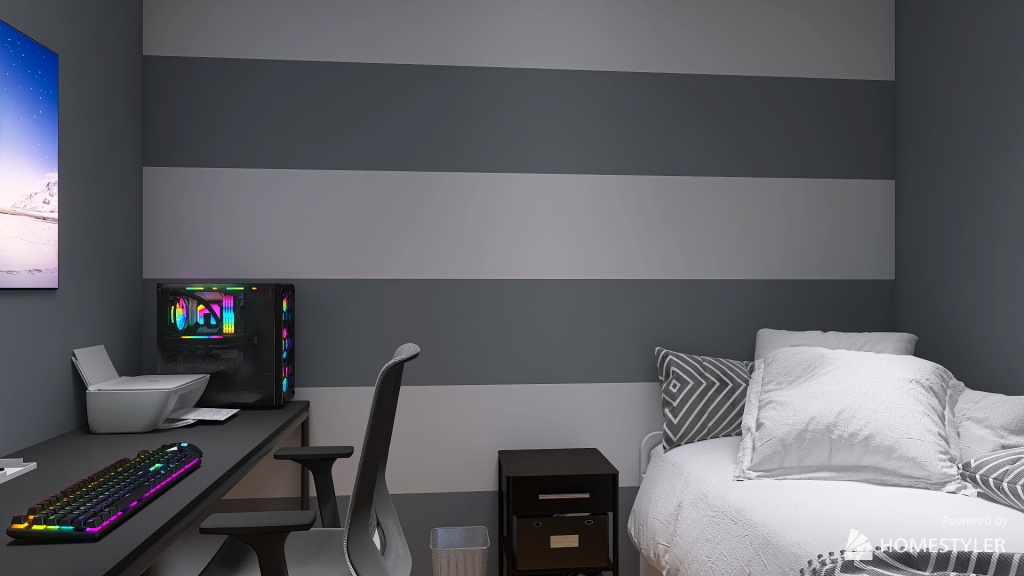 BEDROOM REMODLE 3d design renderings