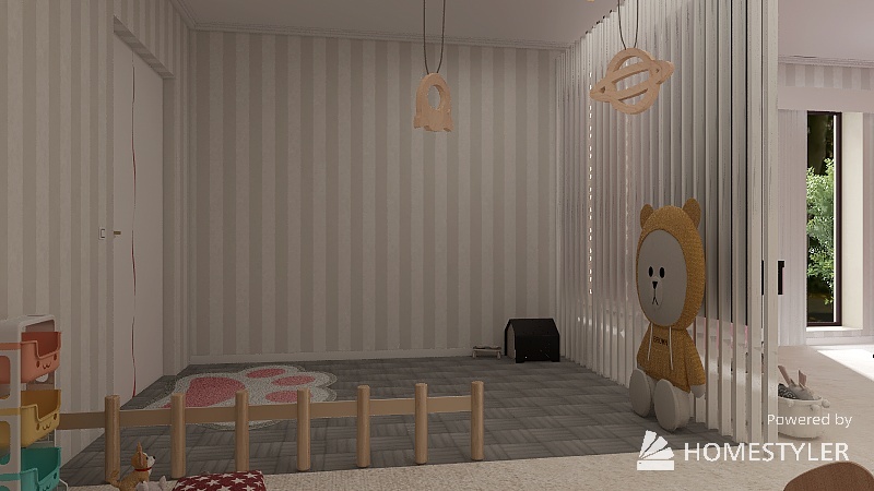 QUARTO INFANTIL - FEMININO 3d design renderings