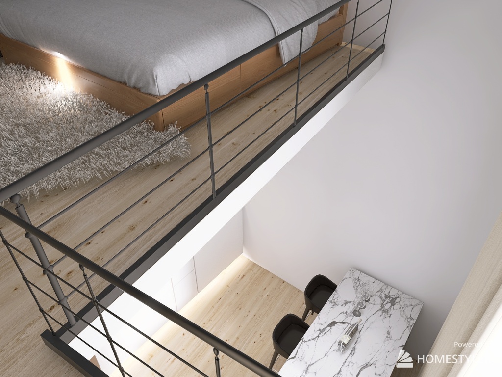 LOFT - The Smallest House in Genova 3d design renderings