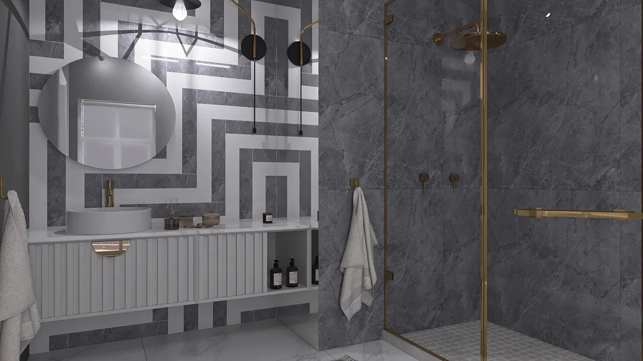 SecondBathroom 3d design renderings