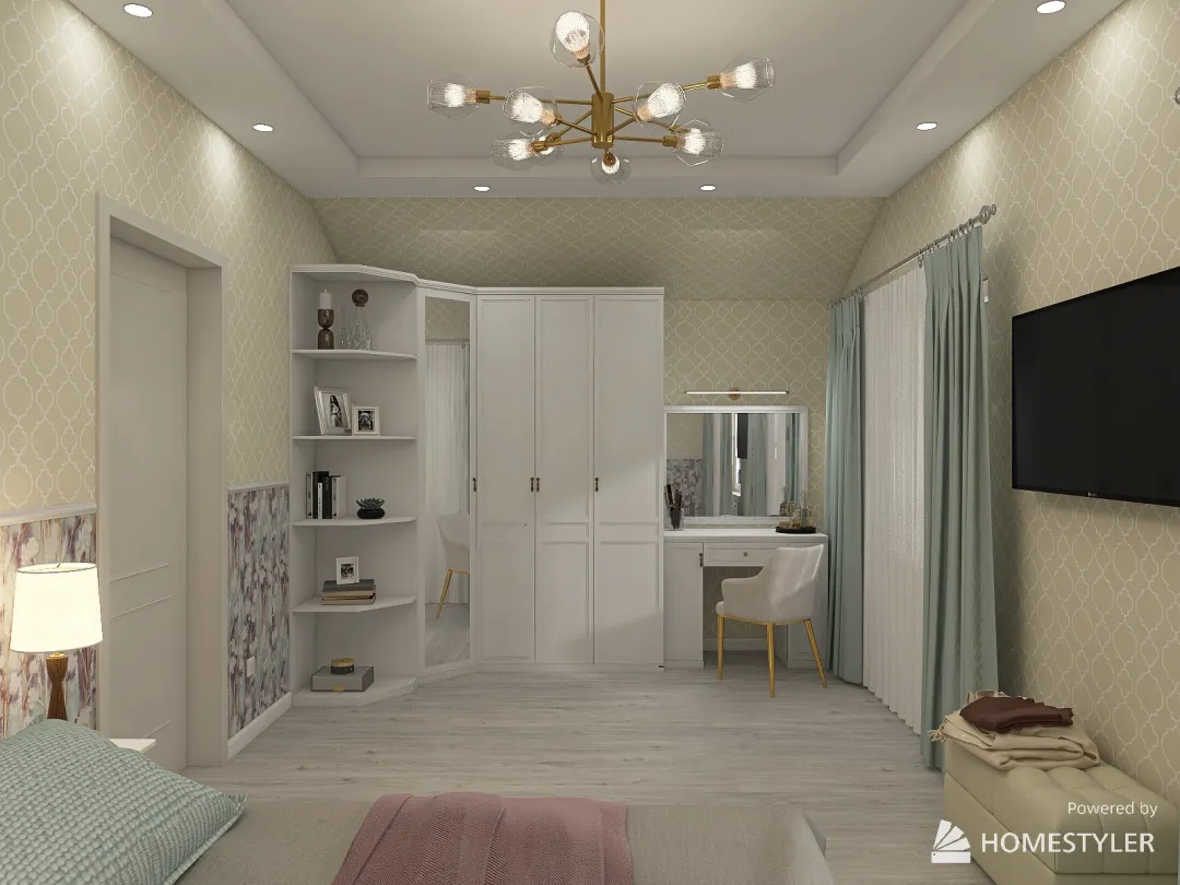 Спальня Катя 3d design renderings