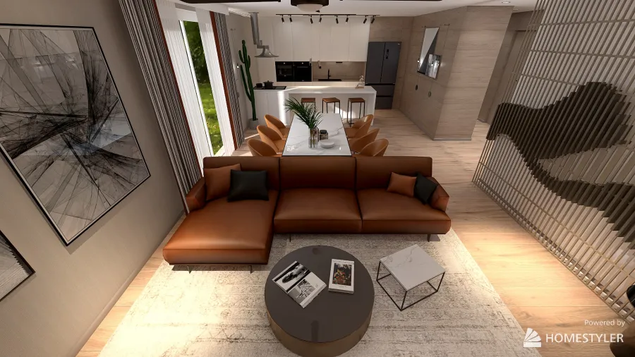 MENS HOUSE 3d design renderings