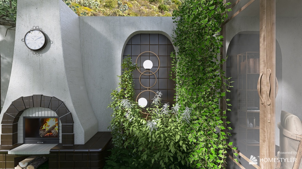 inhale patio garden 3d design renderings