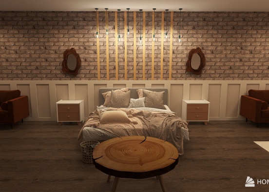 #SimpleIsCute!! - bedroom Design Rendering