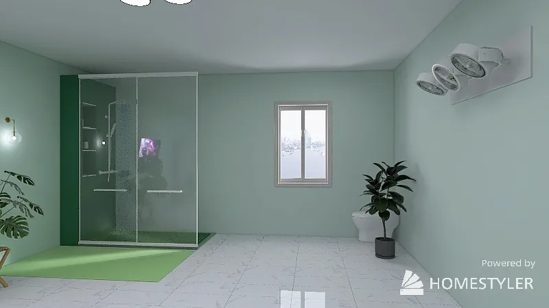 master bedroom and bathroom 3d design renderings