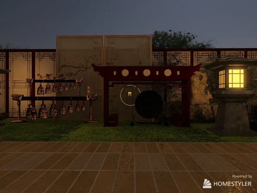 #Midautumn Festival_Chinese Garden 3d design renderings
