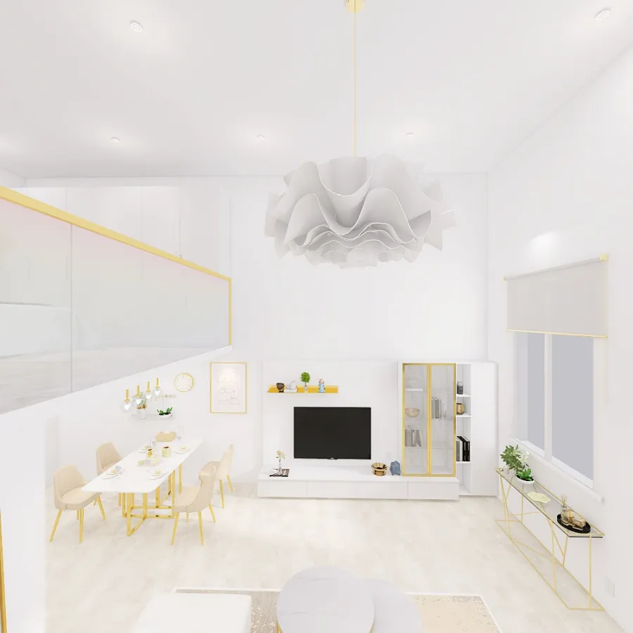 Apartamento pequeño 3d design renderings