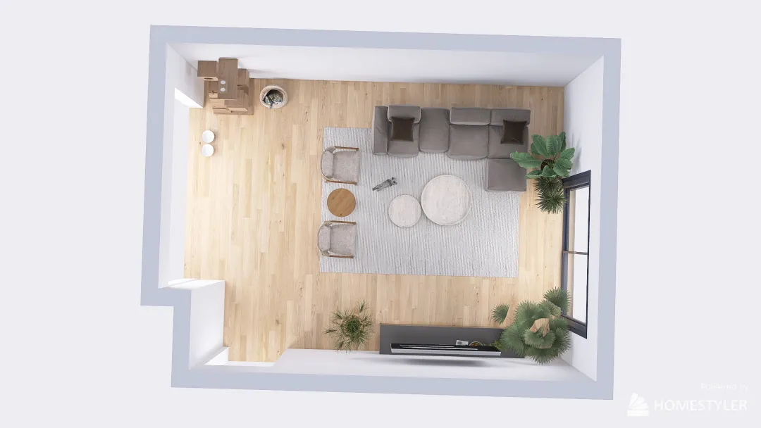 Pella Living Room 3d design renderings