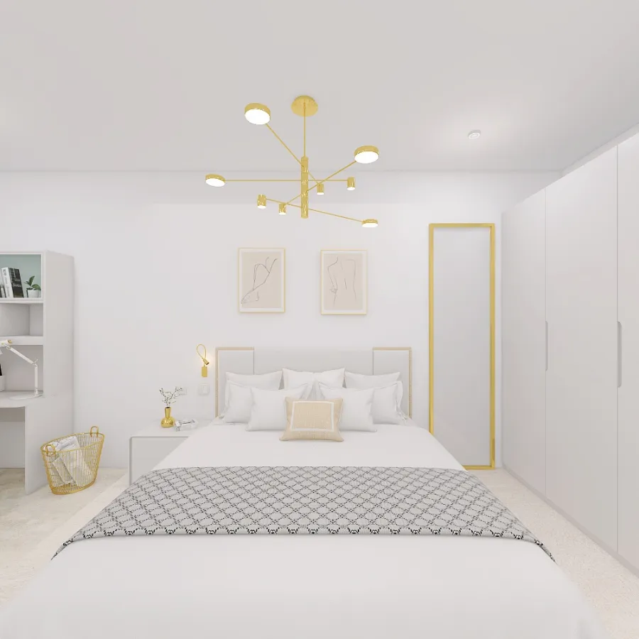 Apartamento pequeño 3d design renderings