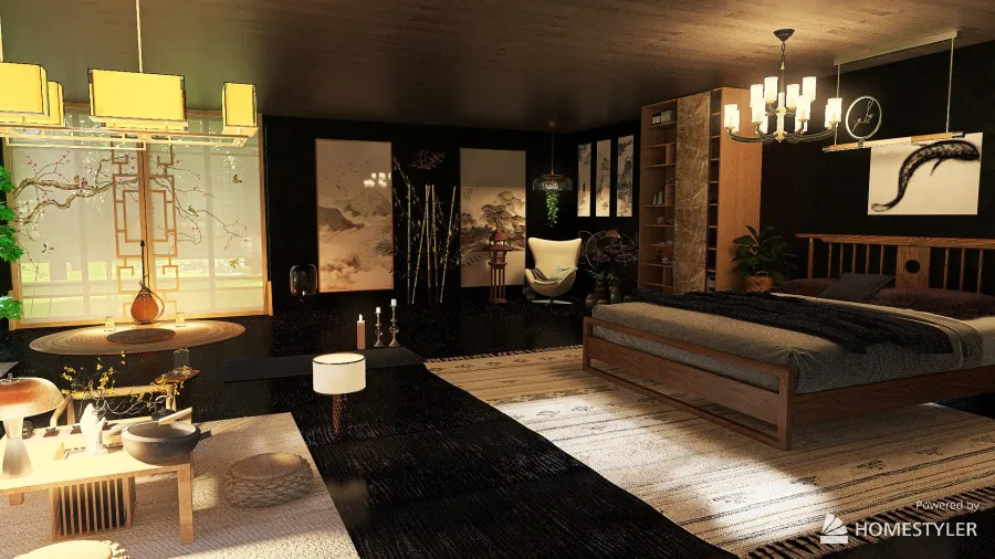 Zen Garden 3d design renderings