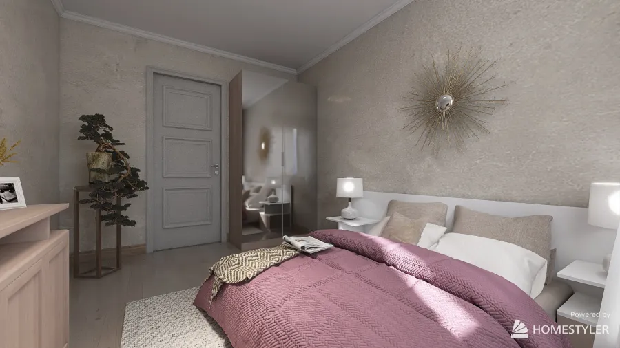 Apartment for a lady with a dog ^_^ 3d design renderings