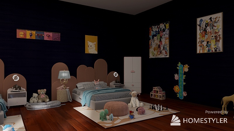 5 Wabi Sabi Empty Room 3d design renderings
