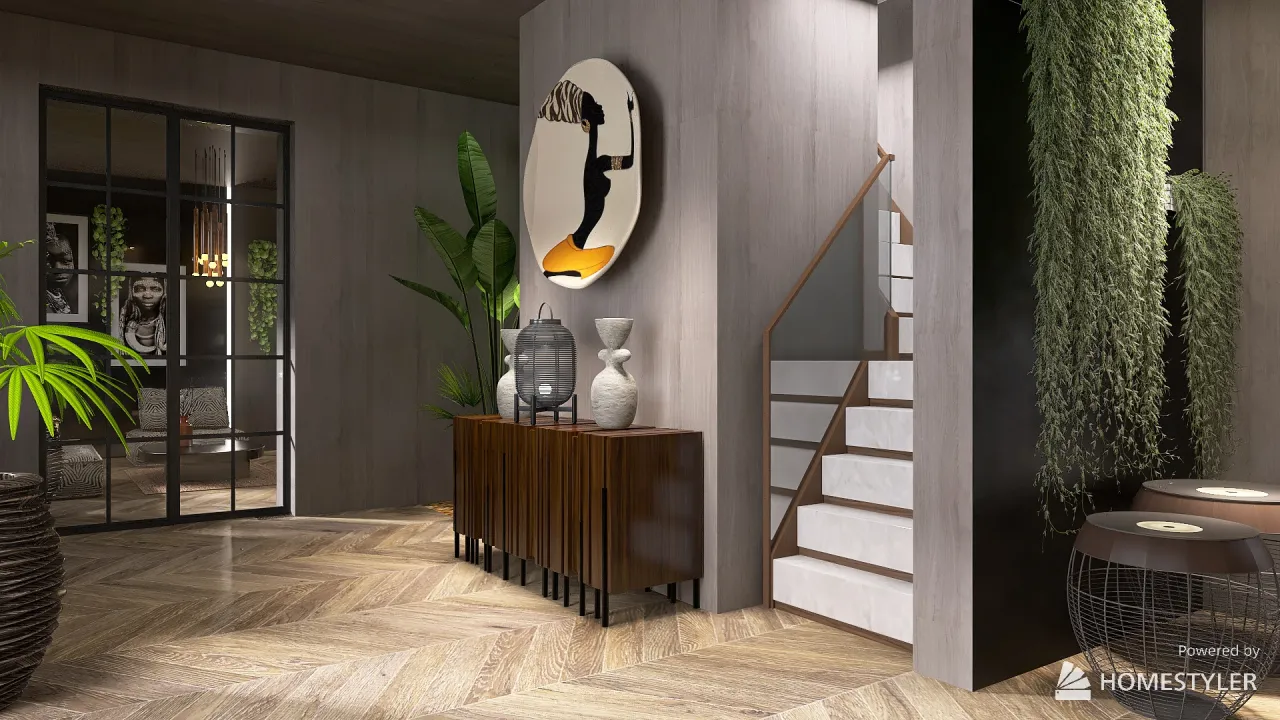 Modern WoodTones UnnamedSpace 3d design renderings