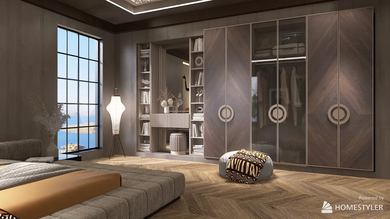 Modern WoodTones UnnamedSpace 3d design renderings